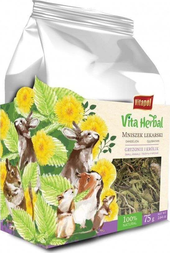 Vitapol Vita Herbal dla gryzoni i królika, mniszek lekarski, 75 g