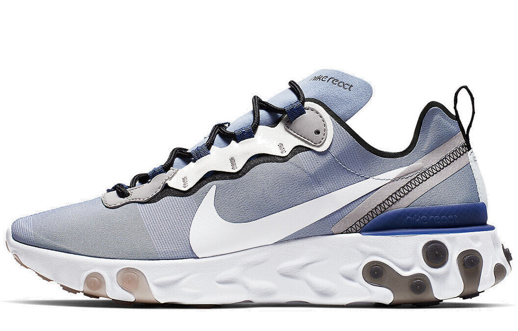 Nike React Element 55 低帮 跑步鞋 男女同款 冰蓝 / Кроссовки Nike React Element 55 BQ6166-402