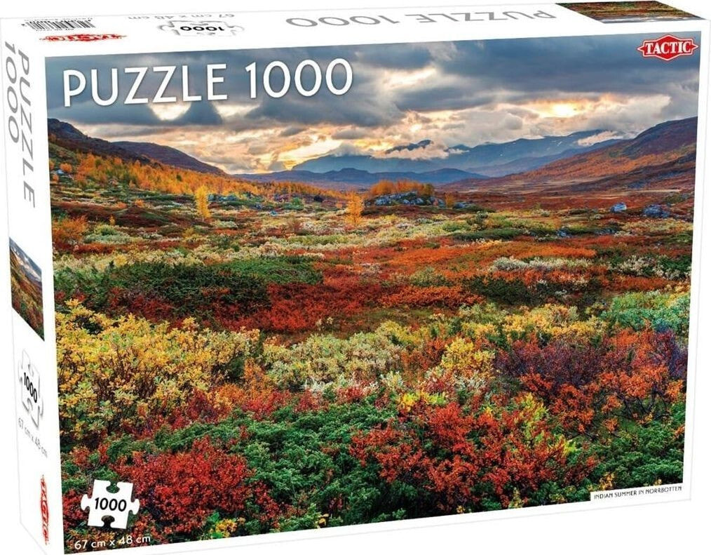 Tactic PROMO Puzzle 1000el Around the World, Northern Stars: Indian Summer in Norrbotten TACTIC