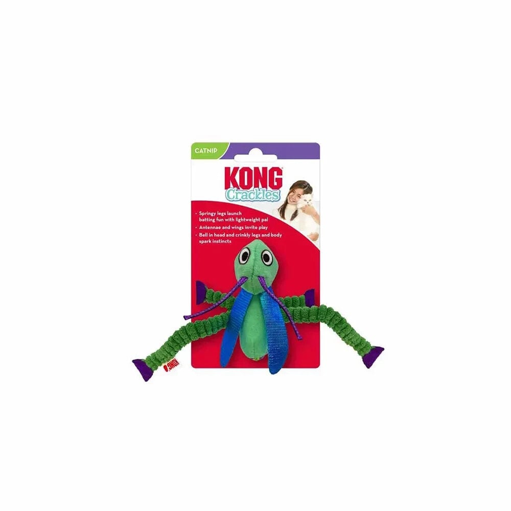 KONG Crackles Grasshopper 1 toy