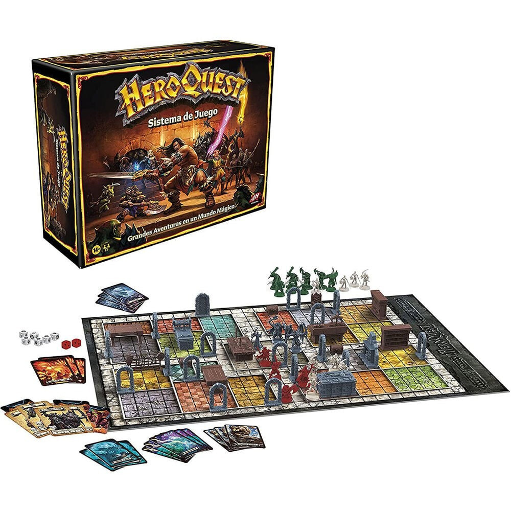 HASBRO Hero Quest Dungeons Avalon Hill Spanish Table Board Game настольные  игры для компании V117662750 купить по выгодной цене от 10539 руб. в  интернет-магазине LiteMF Market с доставкой