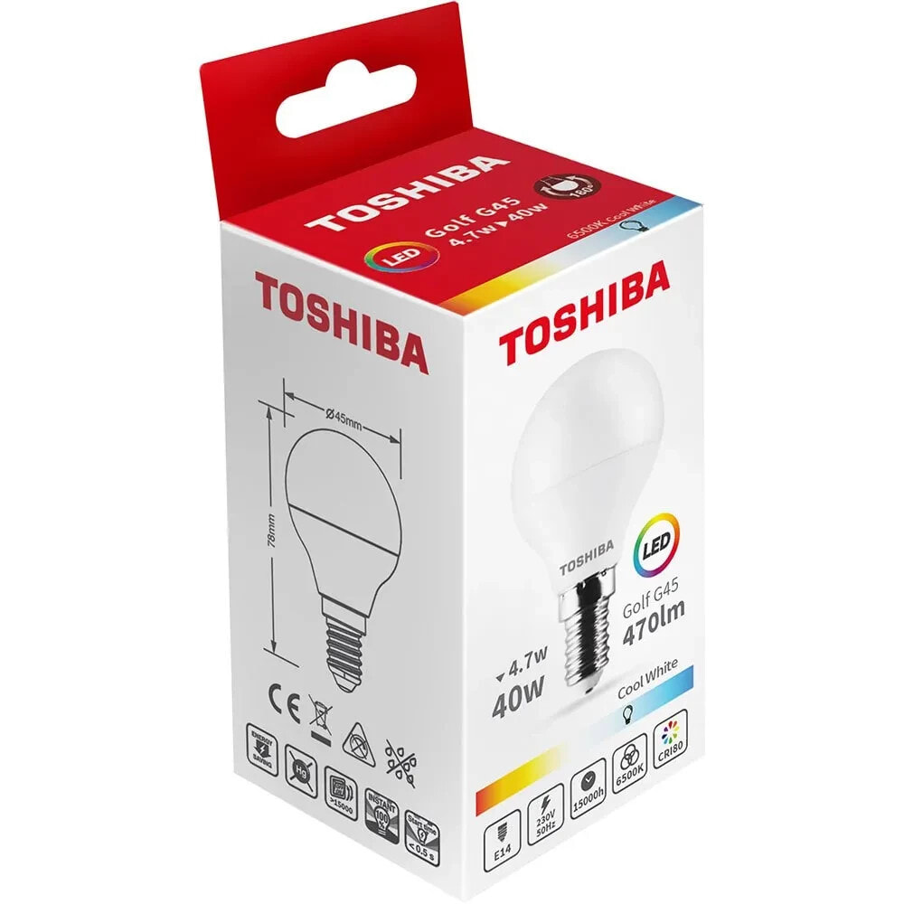 TOSHIBA 384808 G45 E14 5W led bulb