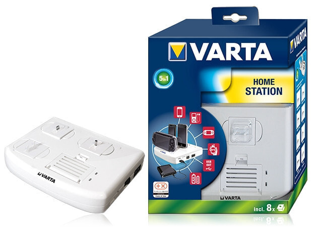 Varta 57900 101 111 зарядное устройство для мобильных устройств Для помещений Белый