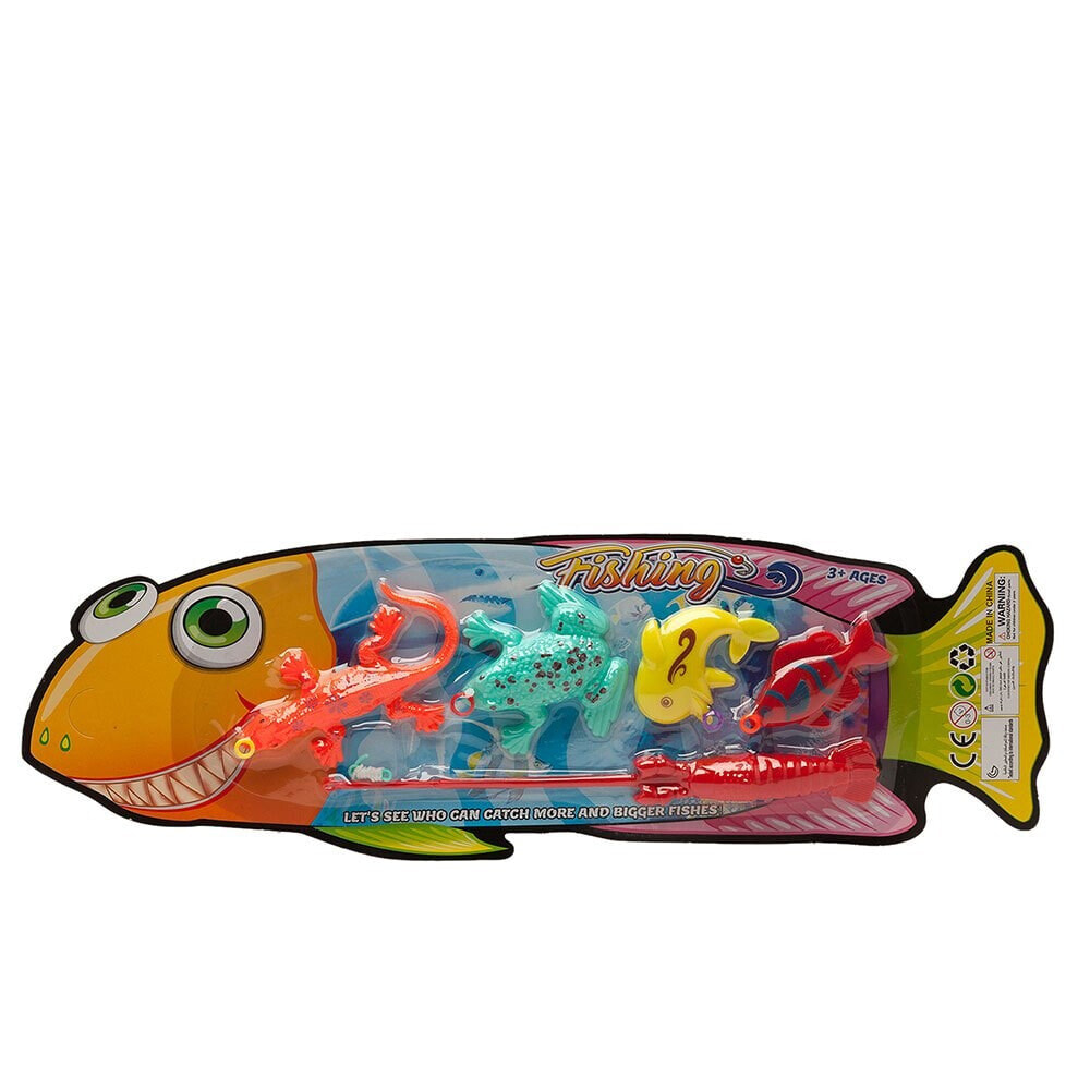 ATOSA 48x16 cm 3 Assorted Fishing Game