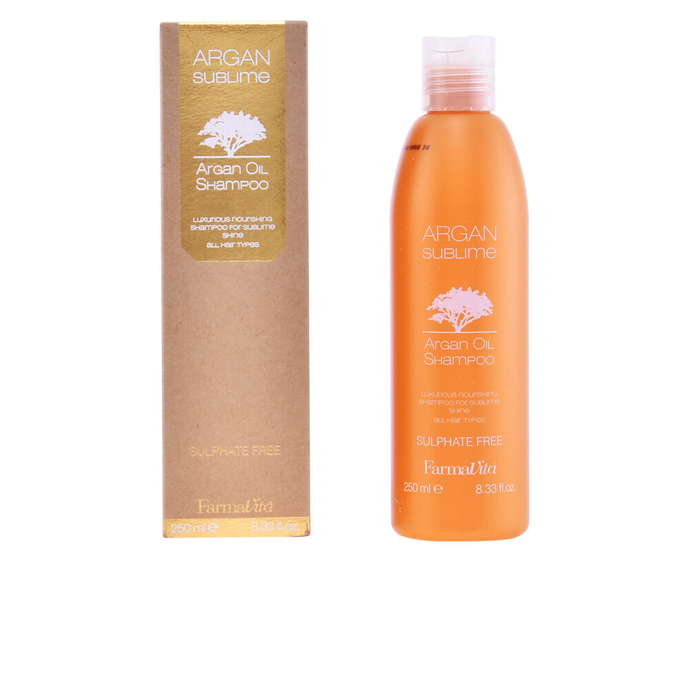 Farmavita Argan Sublime Argan Oil Shampoo Безсульфатный шампунь с аргановым маслом 250 мл