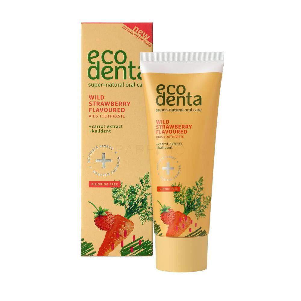 Ecodenta Toothpaste Wild Strawberry Flavoured 75 ml zahnpasta für Kinder