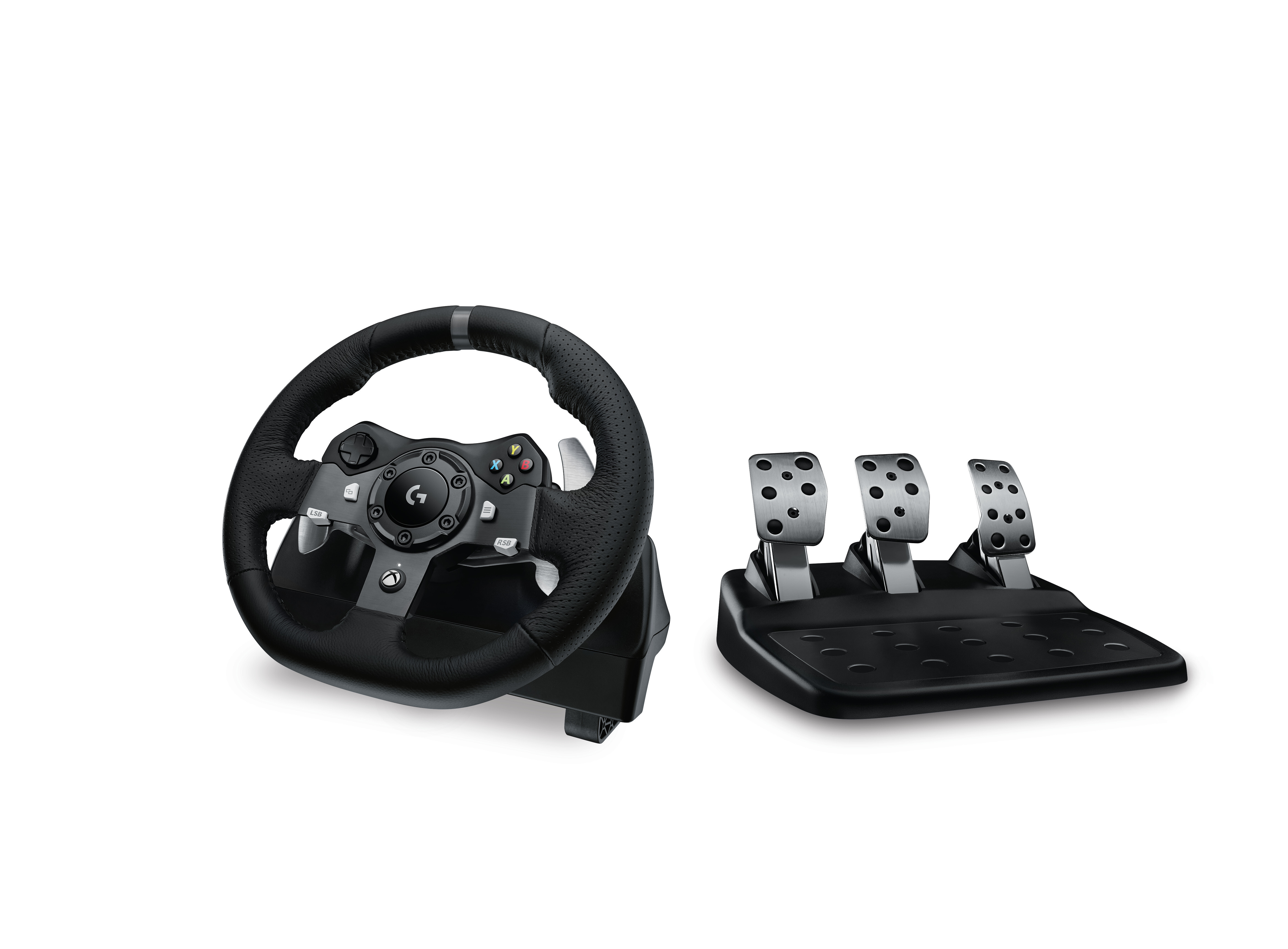 Рулевое колесо и педали  Аналоговый/цифровой Черный  Logitech G920 PC, Xbox One  USB 2.0 941-000123