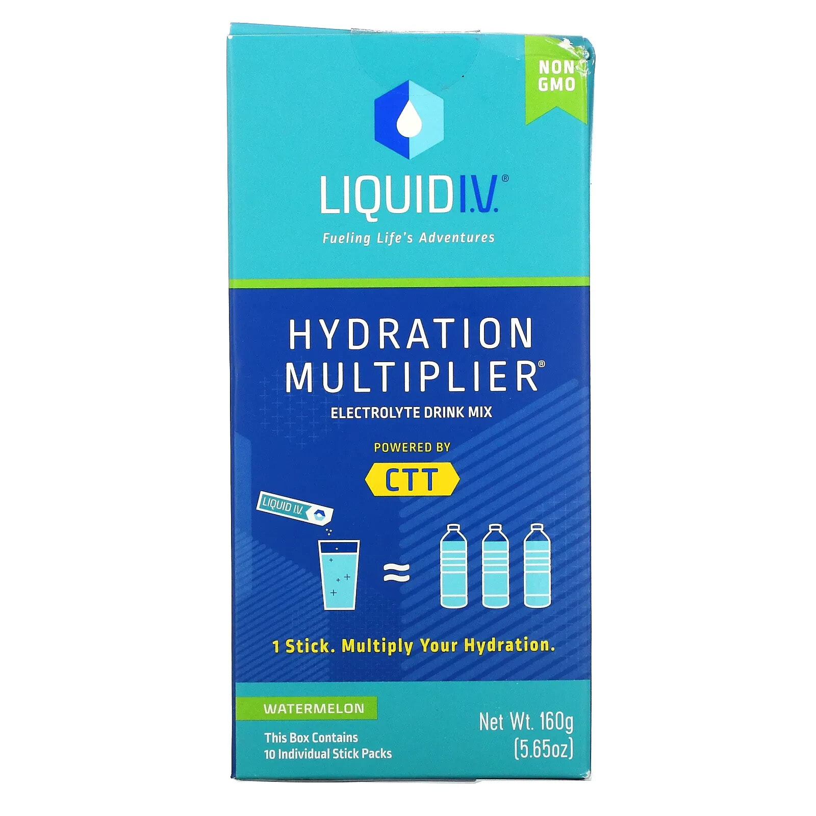 Hydration Multiplier, Electrolyte Drink Mix, Passion Fruit, 10 Stick Packs, 0.56 oz (16 g) Each