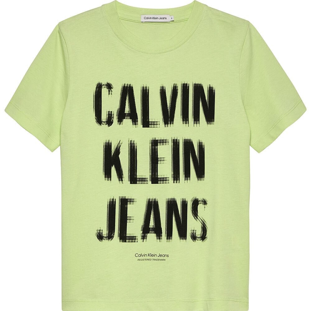 CALVIN KLEIN JEANS Pixel Logo Relaxed Short Sleeve T-Shirt