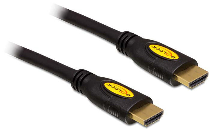 DeLOCK 83738 HDMI кабель 1,5 m HDMI Тип A (Стандарт) Черный