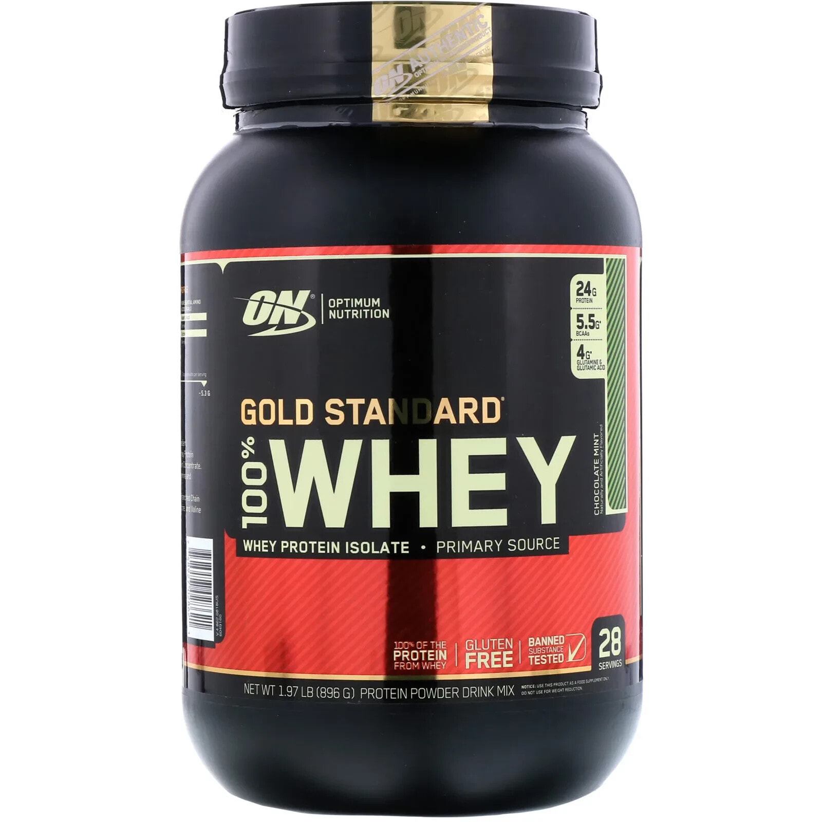 Gold Standard 100% Whey, Vanilla Ice Cream, 5 lb (2.26 kg)