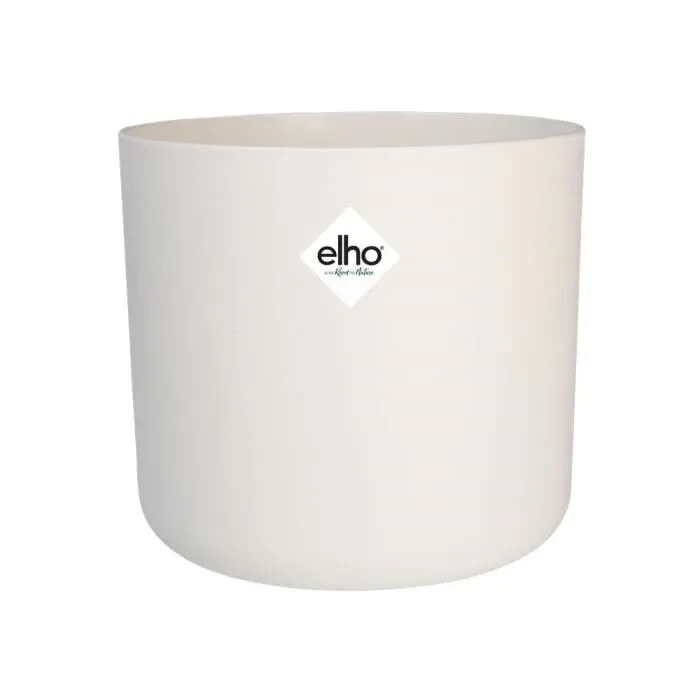 ELHO B.for Soft Round Blumentopf 35 Wei 35 x H 32 cm Innenbereich 100 % recycelt