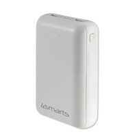 4smarts VoltHub Go2 - White - Mobile phone/Smartphone - Rectangle - Battery level - Lithium Polymer (LiPo) - 10000 mAh