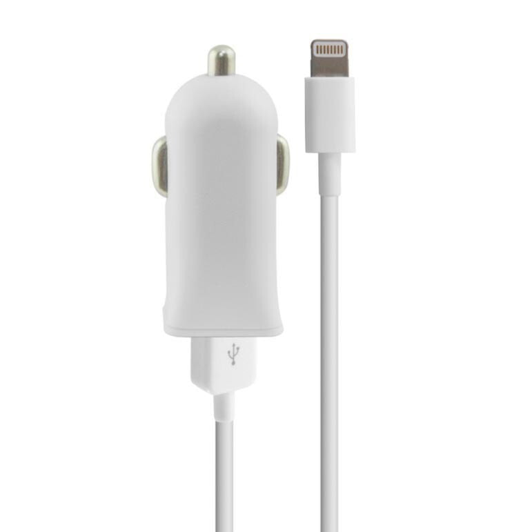 KSIX 2.1A Charger+Lightning Cable Car charger