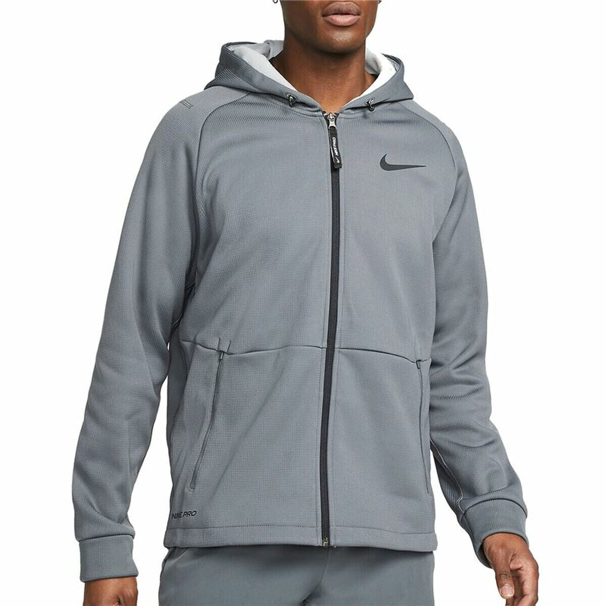 Men's Sports Jacket Nike Pro Therma-Fit Grey