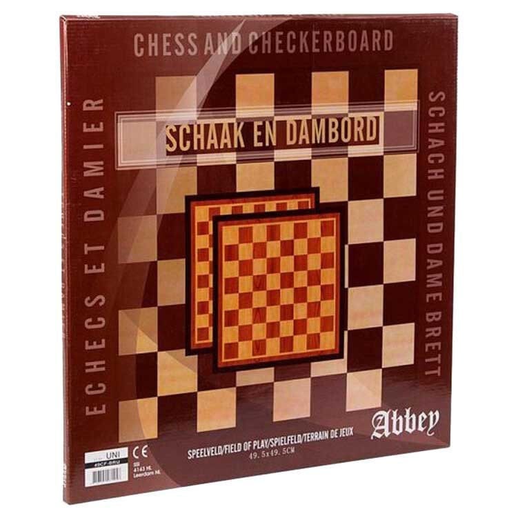 ABBEY Draughts/Chess Board Table Game