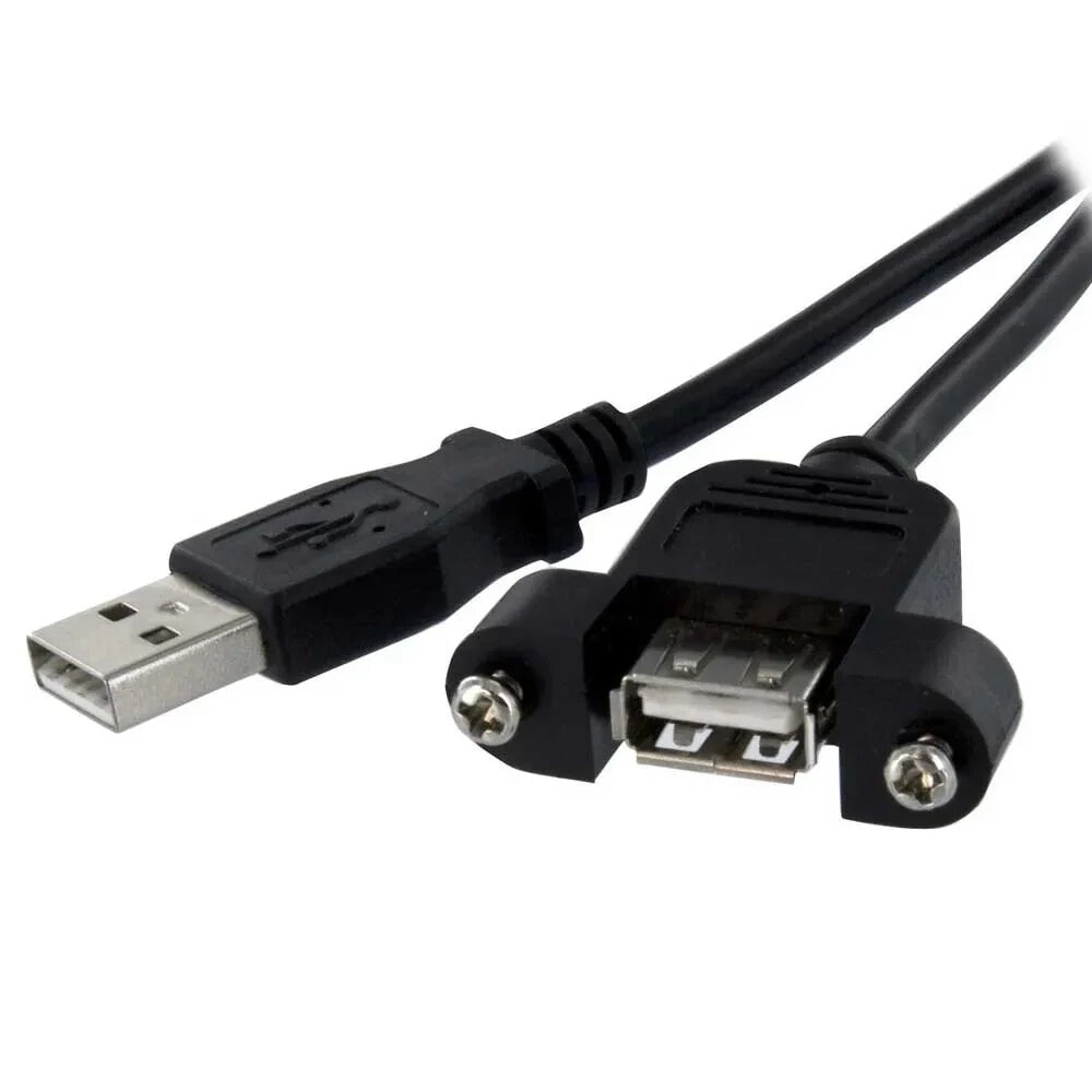 STARTECH Panel Mount A To A usb cable 60 cm