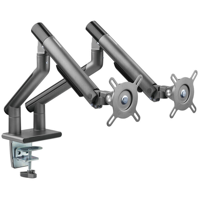 Alterzone Arm Duo Aluminium Monitorhalterung - dunkelgrau