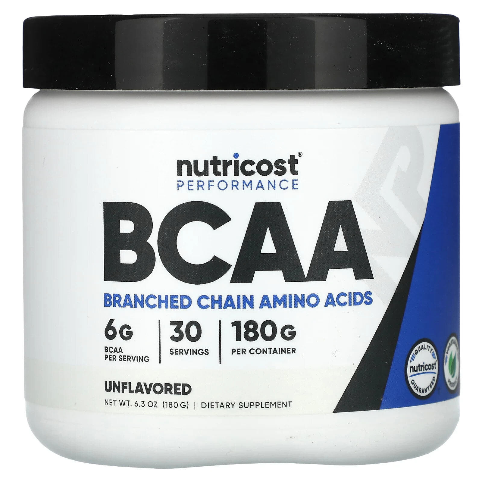 Performance, BCAA, Unflavored, 6.3 oz (180 g)