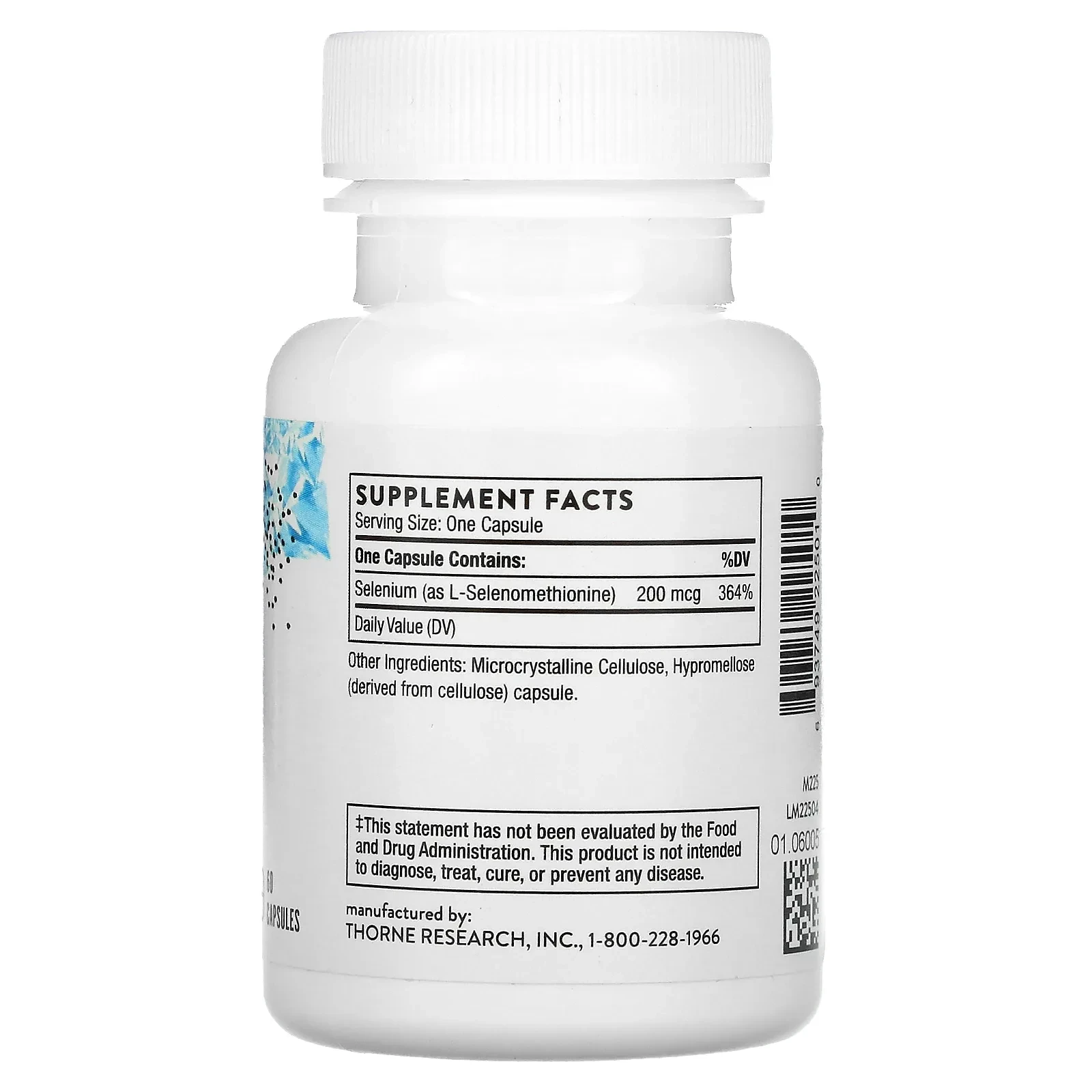 Selenium, 200 mcg, 60 Capsules