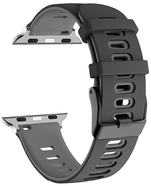 Silikonový řemínek pro Apple Watch - Black 42/44/45 mm