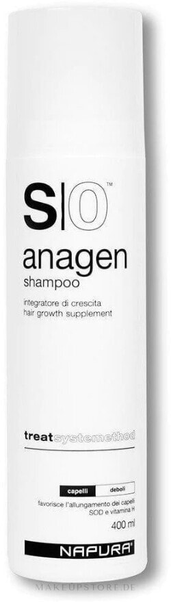 Shampoo mit stärkender Wirkung und Wachstumsaktivator - Napura S0 Anagen Shampoo