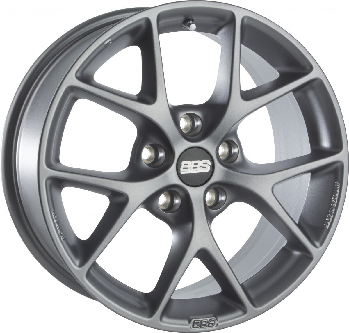 Колесный диск литой BBS SR himalaya-grau matt 7.5x17 ET42 - LK5/114.3 ML82