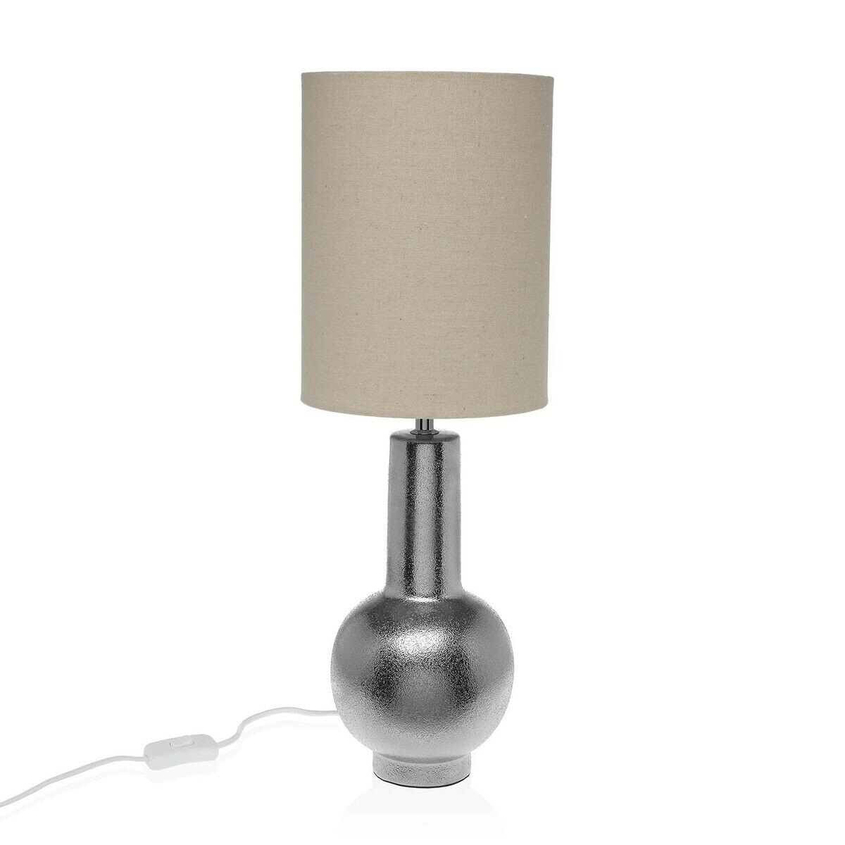 Desk lamp Versa Silver Ceramic 20 x 57 x 20 cm