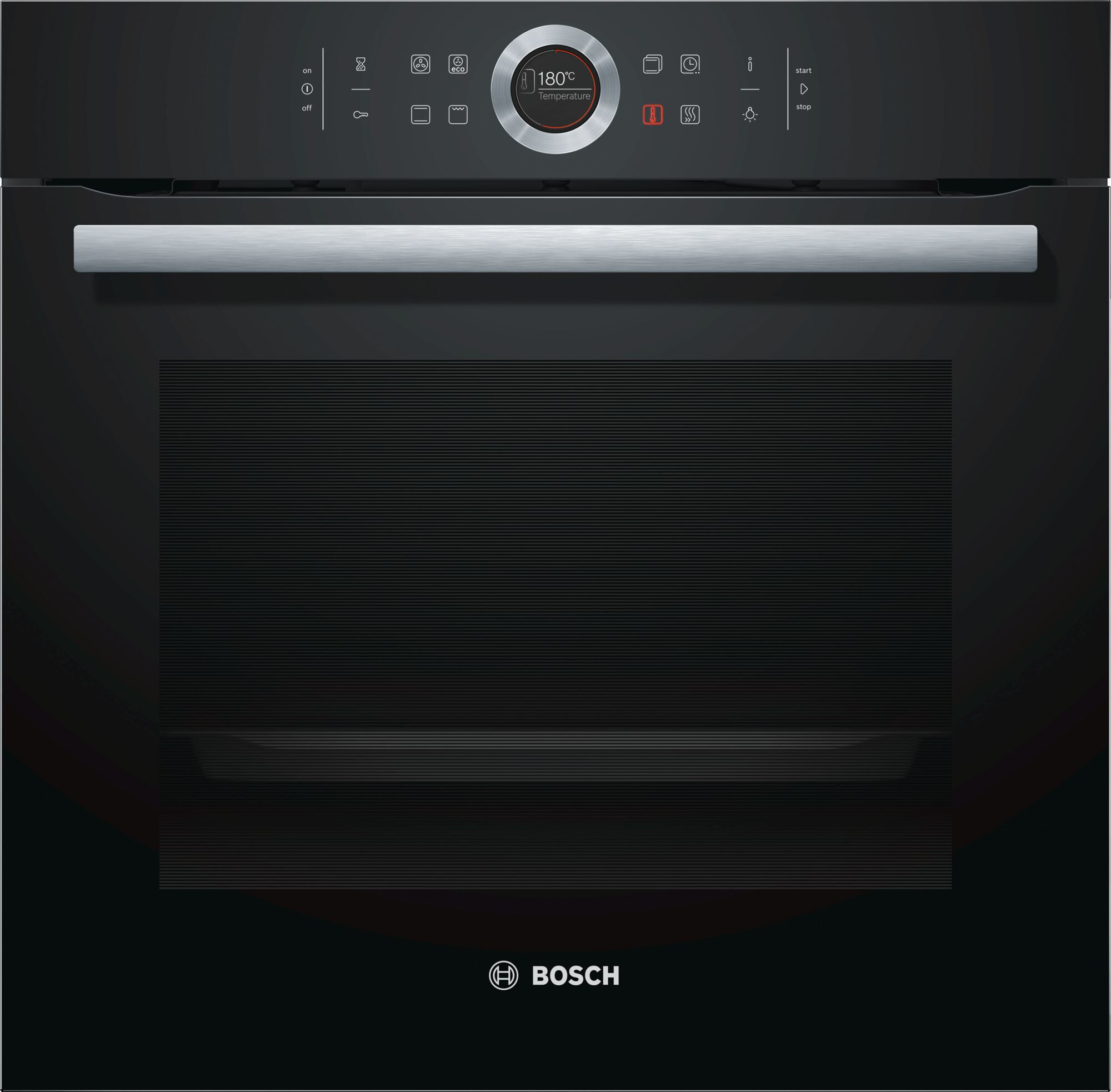Bosch Serie 8 HBG633NB1 духовка Электрическая плита 71 L 3600 W Черный A+
