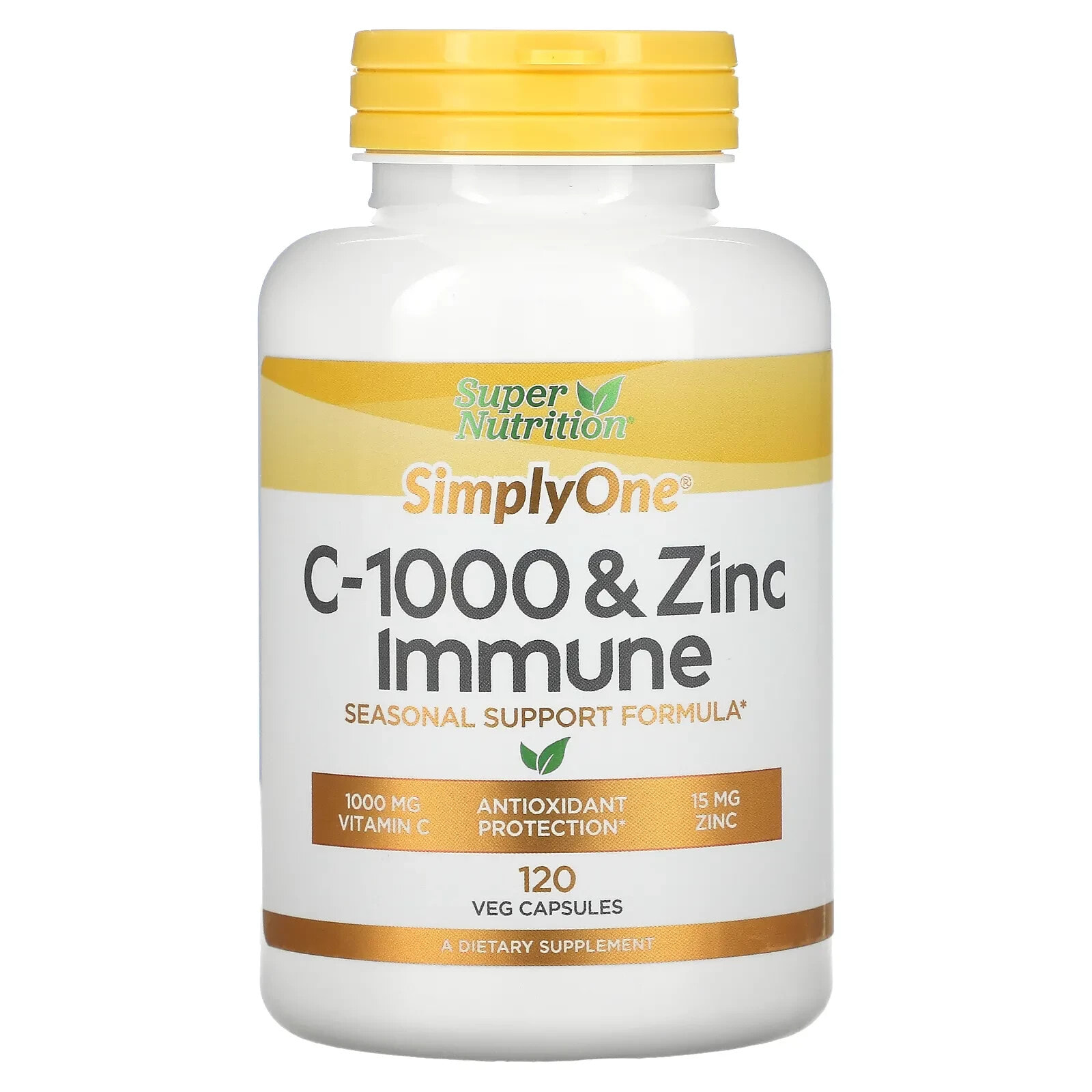 C-1000 & Zinc Immune, 120 Veggie Capsules