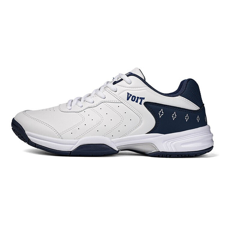 VOIT Badminton Shoes Unisex Low-Top White/Dark Blue