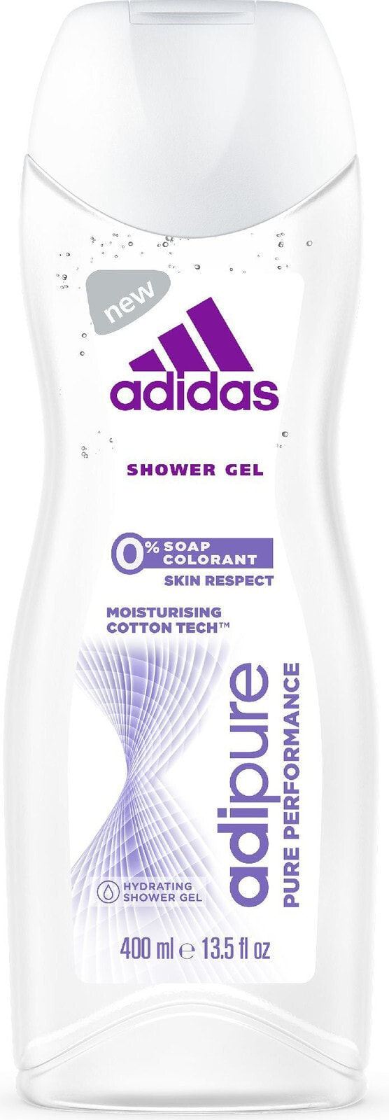 Adidas Adipure Shower Gel Увлажняющий и смягчающий гель для душа 250 мл
