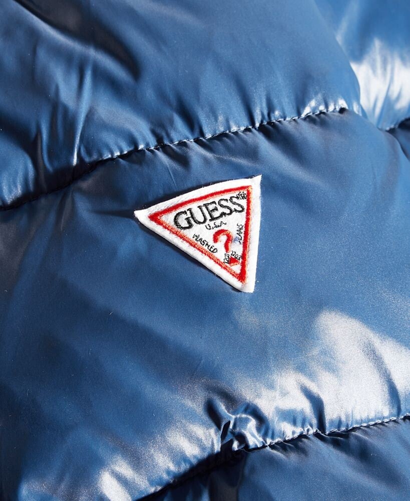 Blue guess sales bubble coat