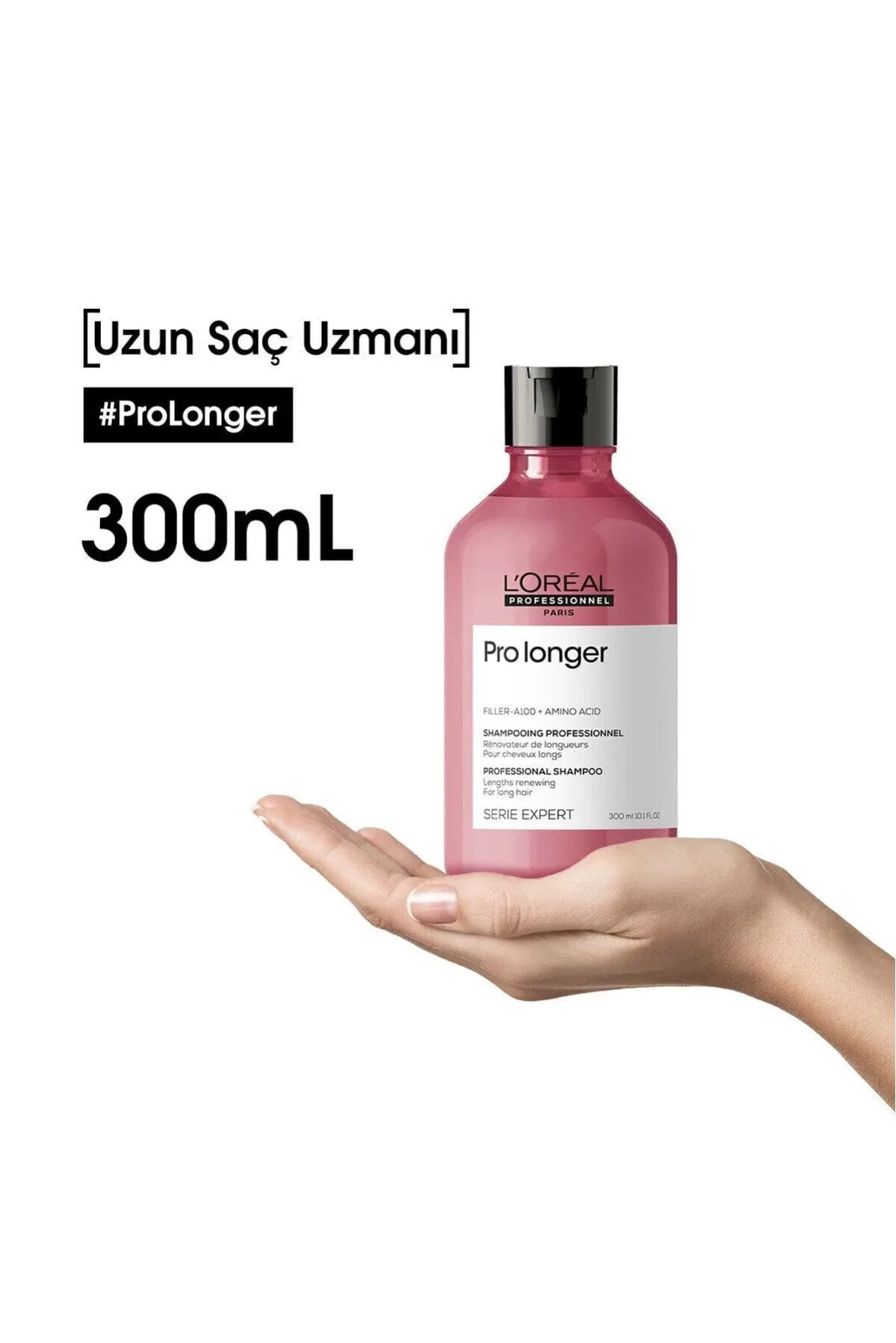 Loreal Pro Longer Mükemmel Saç Uçları İçin Güçlendirici Onarıcı Bakım Şampuanı 300 ml CYT66974666858