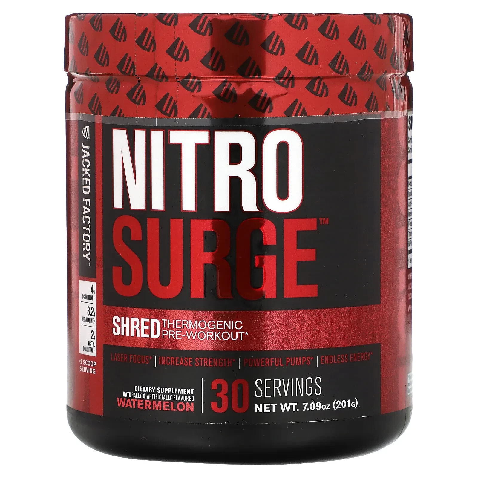 Nitro Surge, Shred Thermogenic Pre-Workout, Orange Pineapple, 7.4 oz (210 g)