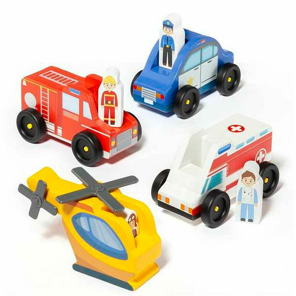 MOLTO Set 4 Wood Trucks