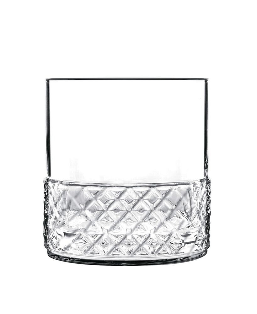 Luigi Bormioli roma 12.75 Oz 1960 Double Old Fashion Glasses, Set of 4