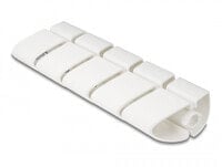 Mounting element for cable duct 75 x 45 mm 5 pieces white - Desk - Plastic - White