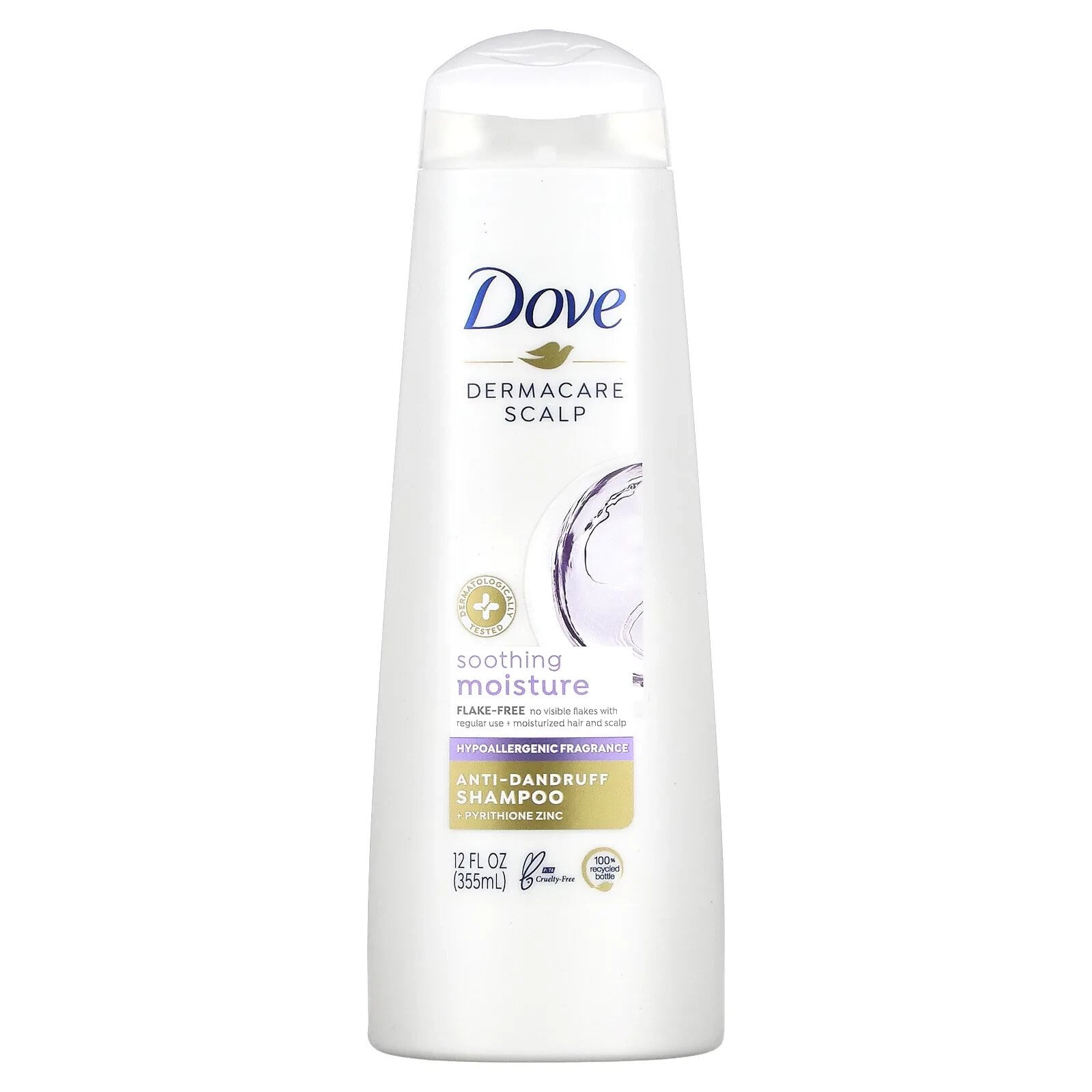 Dove Dermacare Scalp Anti-Dandruff Shampoo Увлажняющий гипоаллергенный шампунь против перхоти 355 мл