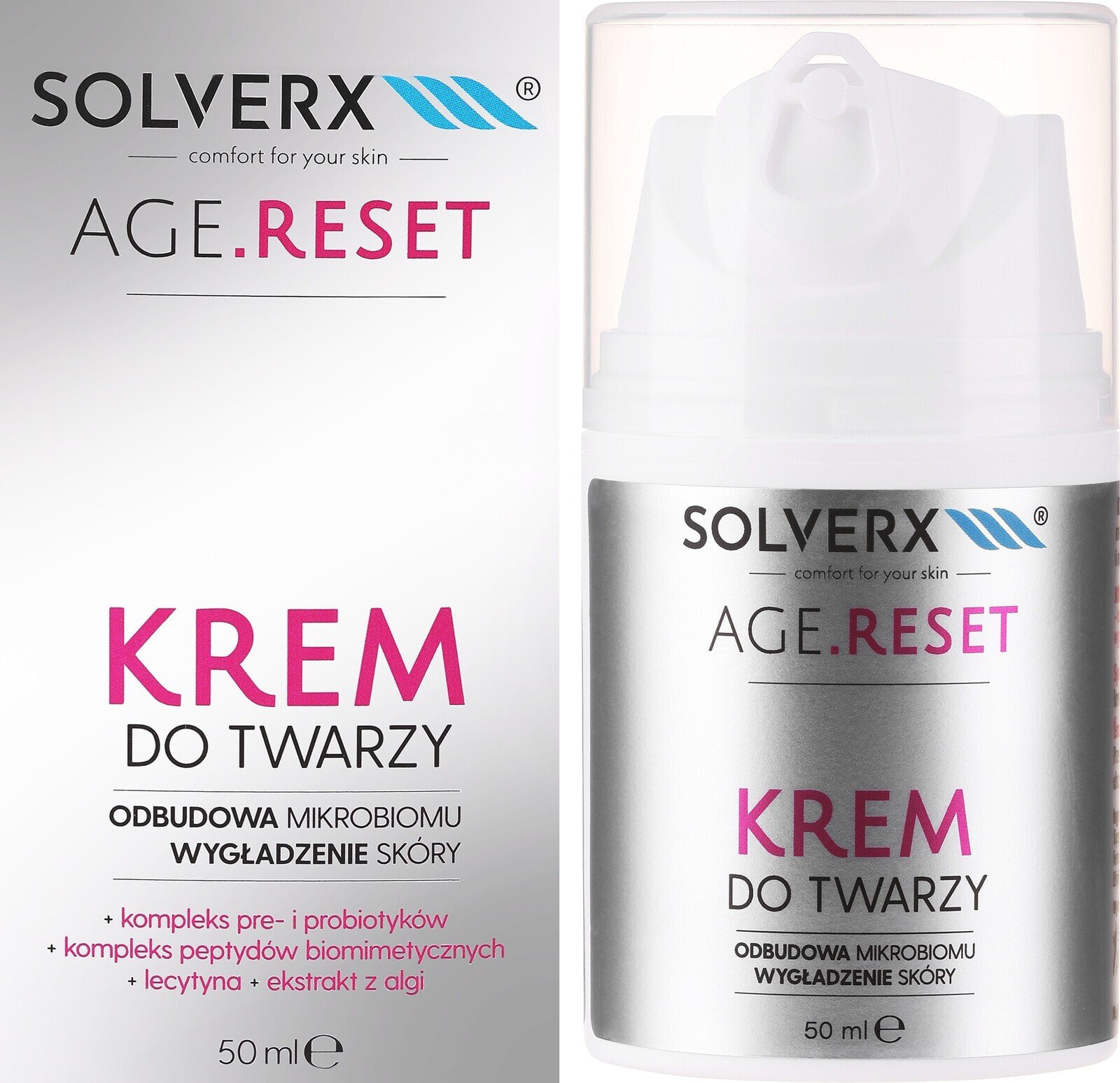 Verjüngende Gesichtscreme - Solverx Age Reset Face Cream