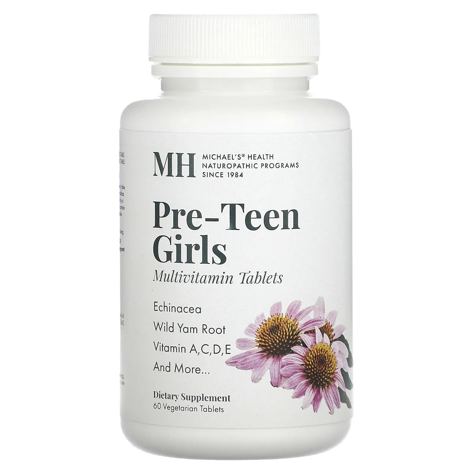 Pre-Teen Girls Multivitamin, 30 Vegetarian Tablets