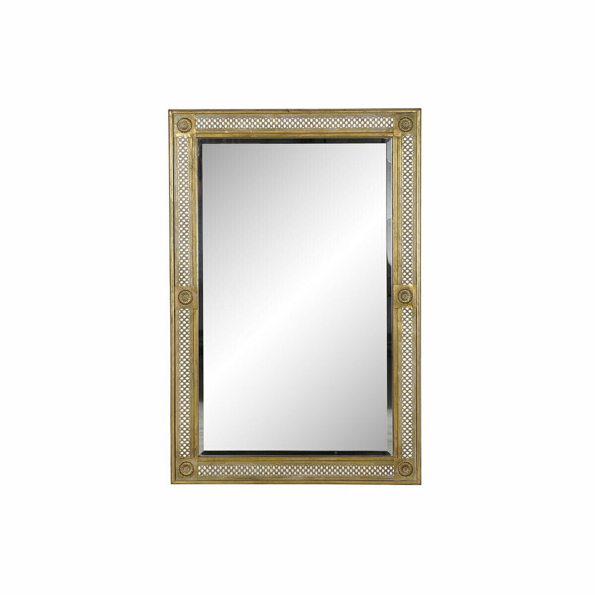 Wall mirror DKD Home Decor Metal Light Copper (61 x 2 x 91 cm)