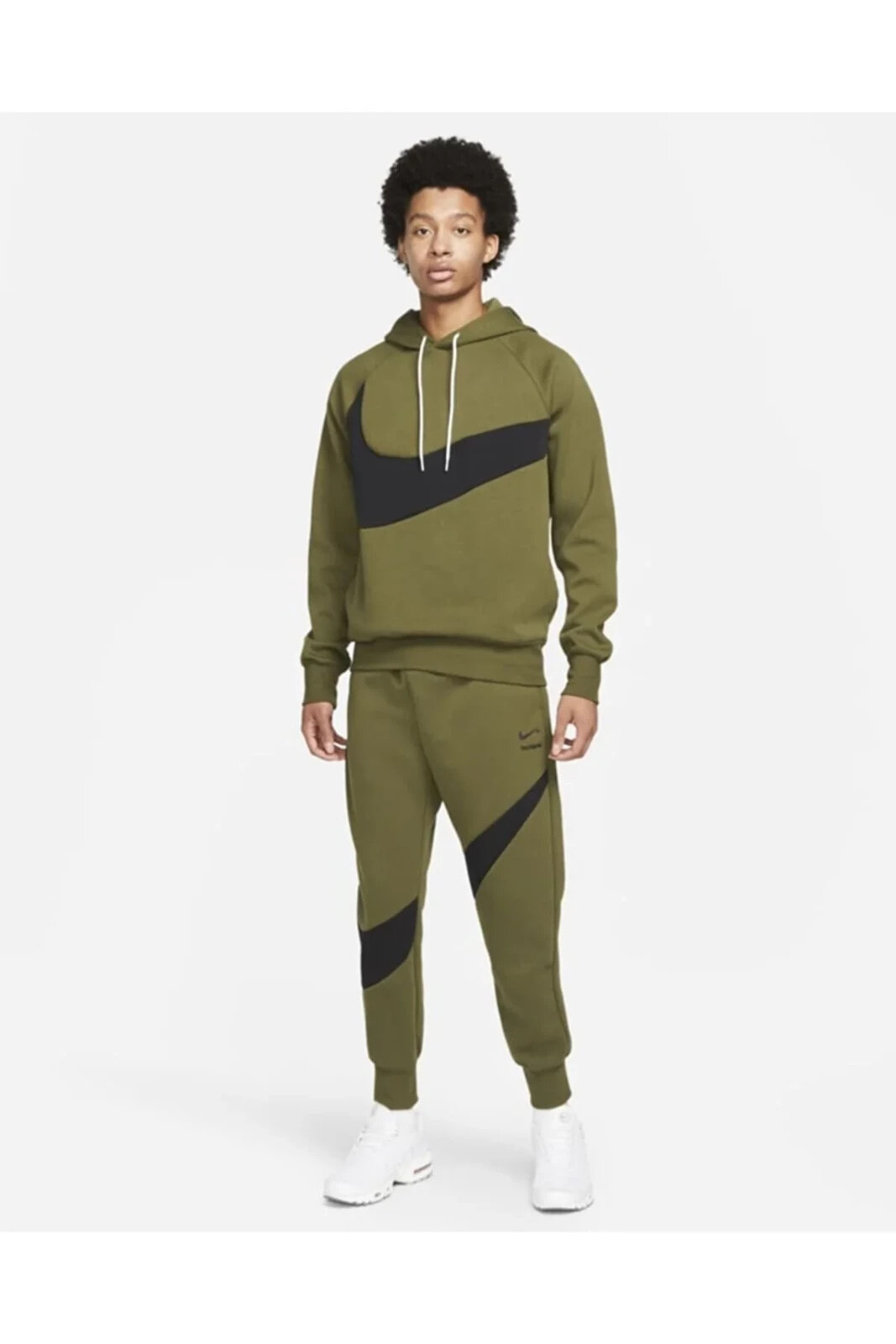 Sportswear Swoosh Tech Fleece Yeşil Renk Erkek Eşofman Altı