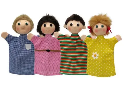 Handpuppen Set Kleine Familie 4 tlg.