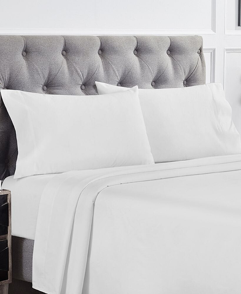 California Design Den luxury 1000 Thread Count Bed Sheets Set - 100% Cotton Sateen - Soft, Thick & Deep Pocket - California King