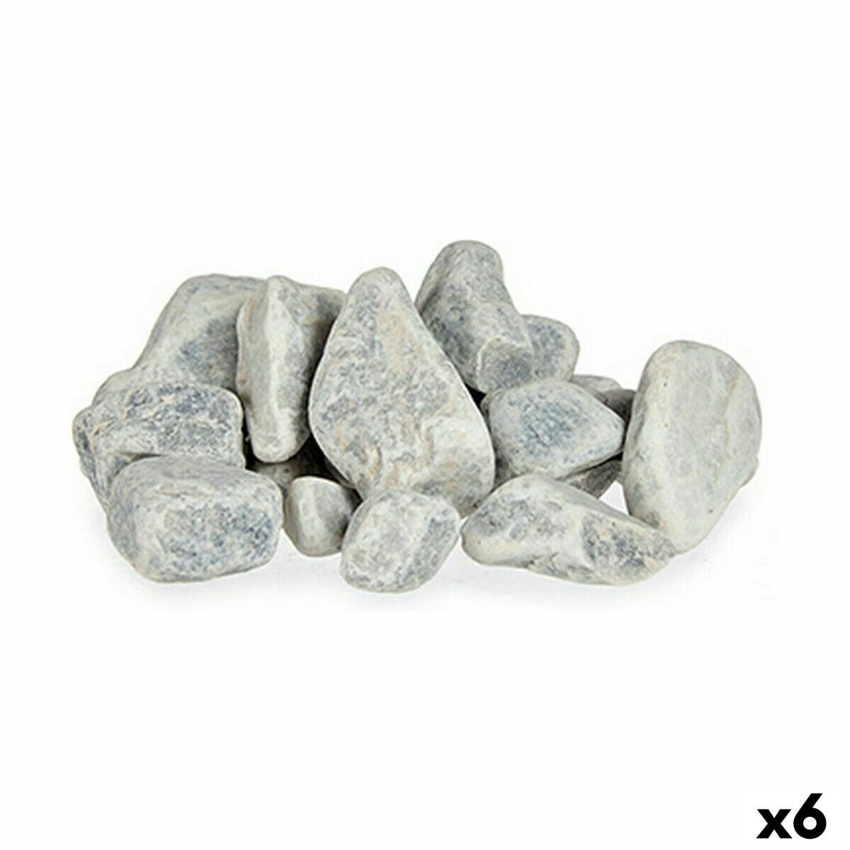 Decorative Stones 2 Kg Light grey (6 Units)