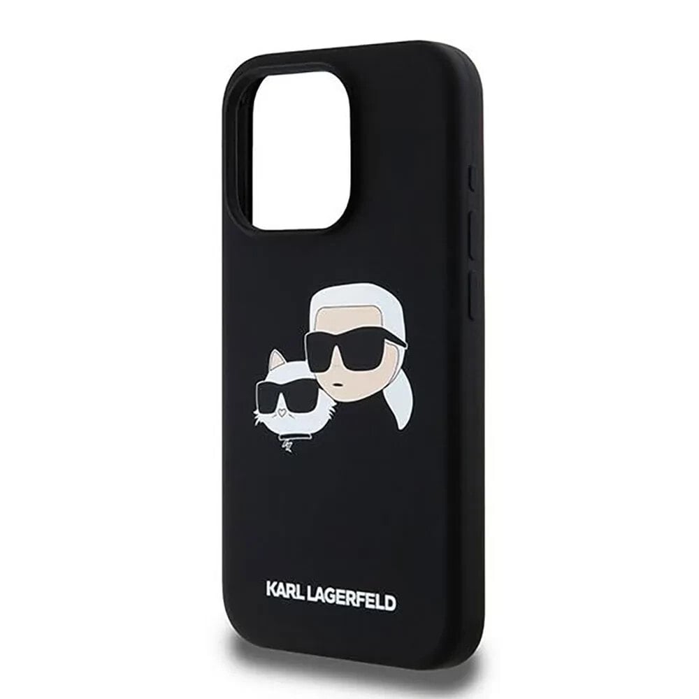 KARL LAGERFELD Klhmp15Lskchpplk iPhone 15 Pro 6.1 Silicone Karl&Choupette phone case