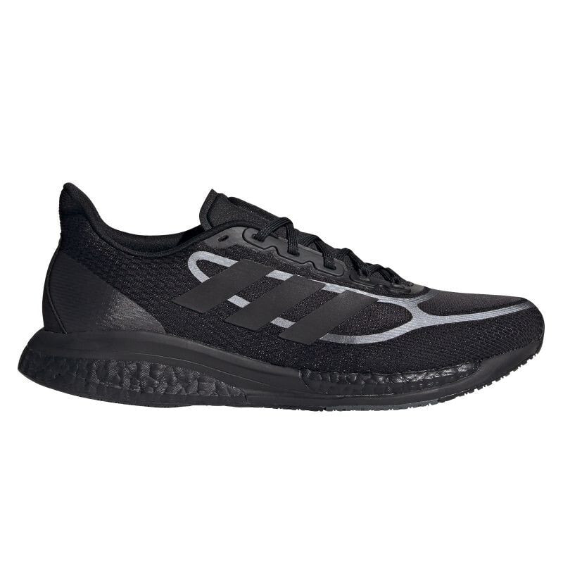 Мужские кроссовки спортивные для бега черные текстильные низкие  Adidas Supernova  M FX6649 running shoes