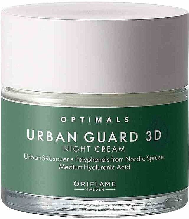 Schützende Nachtcreme für das Gesicht - Oriflame Optimals Urban Guard 3D