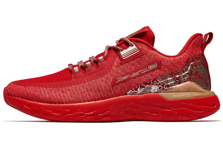 特步 轻便动力巢减震休闲运动鞋 红色 / Спортивные кроссовки Red Special Step Lightweight Power Nest Shock Absorbing Casual Running Shoes -